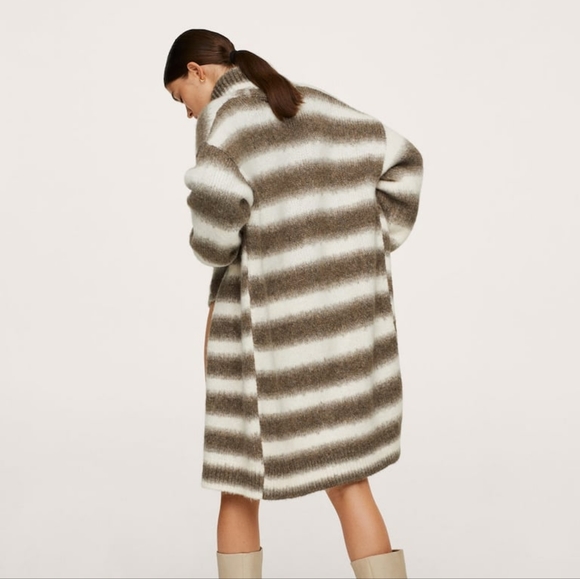 🔥Last 1🔥MANGO Striped knit cardigan - Picture 4 of 5